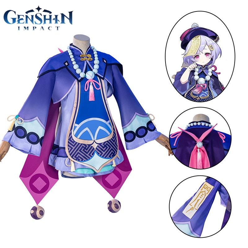 Halloween Genshin Impact Qiqi Cosplay Costume Accessories