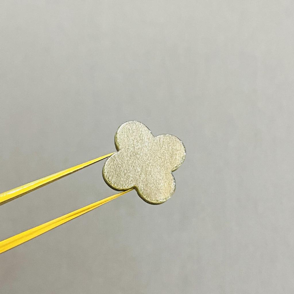 CNC S925 Silver & 18K Gold Four-Leaf Clover Five-Flower Bracelet Necklace, Non-Fading.