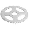 T8F 54T Reťazové koleso 29mm 3-otvorové Biela oceľová kľuka pre Mini motocykel, ATV, Kart 4749cc