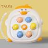 Kinder schlagen Maulwurf Spielzeug Cartoon Ente Druckknopf Handheld Spiel Maschine tragbare Reise Kleinkinder Jungen Mädchen pädagogische Presse Maulwurf Spiel
