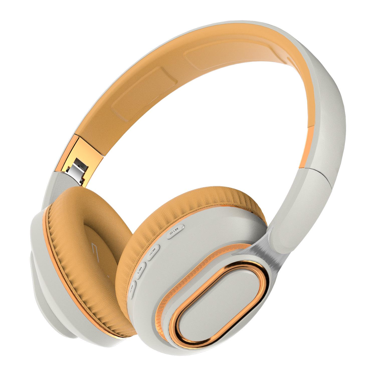 

2025 Over-Ear Wireless Bluetooth Headphones: Stylish Design, Extended Battery Life, Perfect for Sports & Gaming. білий