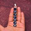 Awesome Blue Sapphire Gemstone Pendant: 925 Sterling Silver Handmade Pendant Necklace Jewelry