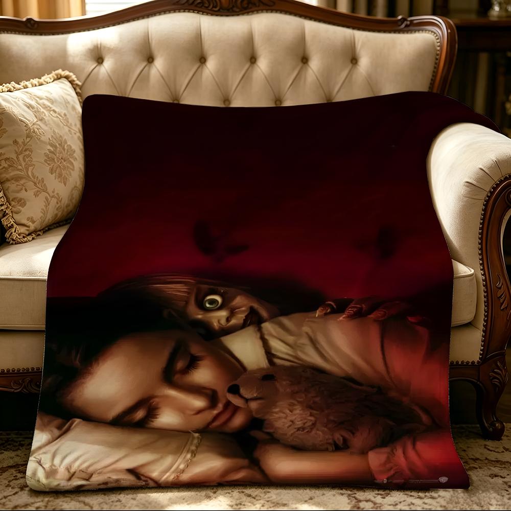 Movie A-Annabelle-E Throw Thick Comfort Flannel Quilt, Multi-scene Use Indoor Outdoor Daily Nap