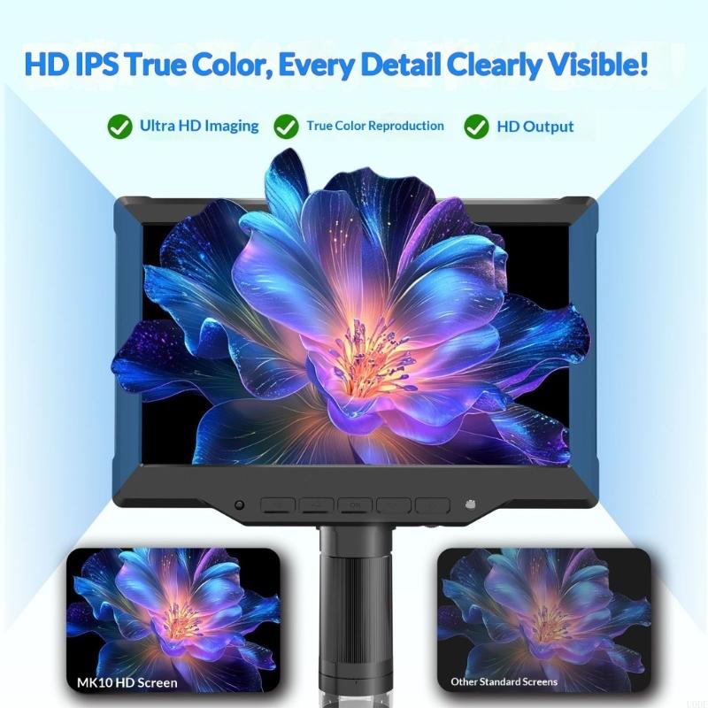 Digital Microscope Equipped High Definition Multimedia Interfaces Output For External Display Share