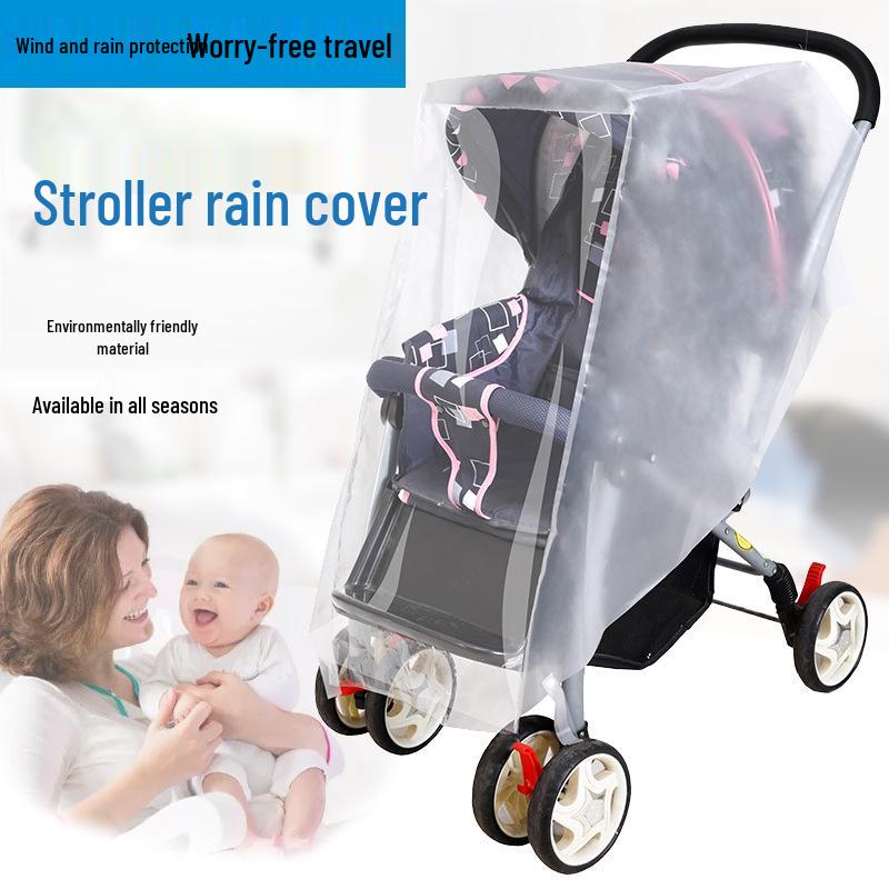 Zippered Windproof Stroller Rain and Wind Cover