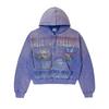 Y2K Camo Print Zip-Up Hoodie Couples American Vintage Streetwear Loose Fit Long Sleeve