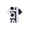 adidas Originals Großes Adi T-Shirt Lockerer Schnitt Kräftiger Grafikdruck Baumwolle Kurzarm-T-Shirt Herren Schwarz Weiß DY6653