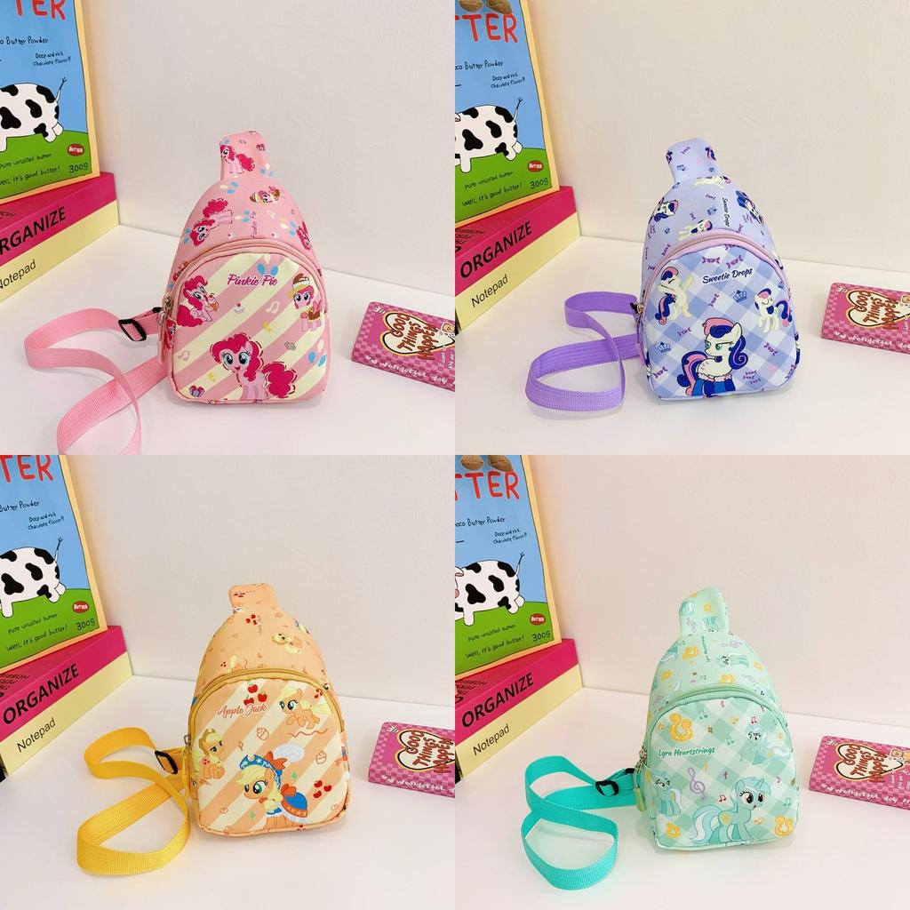 Little Pony My Anime Character Printed Crossbody Bag Cartoon Child Shoulder Bag