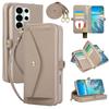 WEFOR Crossbody Wallet Case for Samsung Galaxy S26/S25 Edge/S24/S23 FE/S22/S21/S20 Ultra Strap Card Holder Kickstand Mirror
