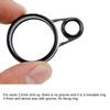 33PCS Multiple Sizes Fishing Rod Guides with Ceramic Loop Raft Line Ring  Fishing Rod Repairing
