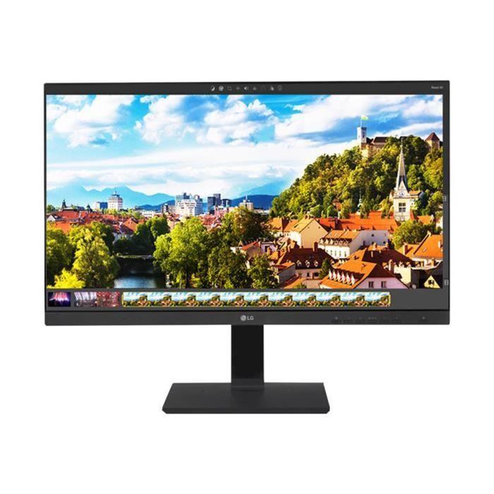 Ecran lg 24 noir 24bk550y-i led ips 16:9 5ms 1920x1080 250cd/m² vga displayport dvi hdmi 2xusb 2.0 hp 2x1.2w pied pivot rotatif et r