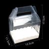 5pcs Swiss Roll Cake Box Packaging Beard Transparent Hand Towel Roll Mousse Wholesale Birthday Wedding Handmade Gift