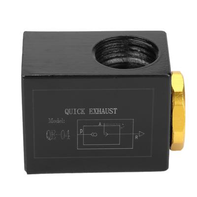 Pneumatisches 3 8  1 2  Einlassanschluss Luft Schnellablassventil Aluminiumlegierung (QE 04 G1 2 )