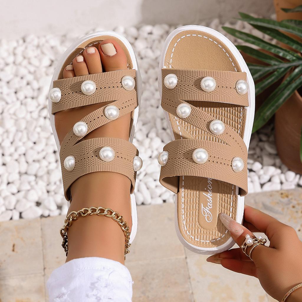 Anti-slip Women's Shoes - New Style Thick-soled Beach Shoes - Versatile Flip-flops