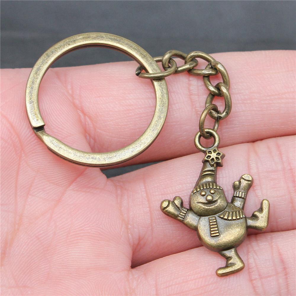 Christmas Day Holiday Festive Keychain for Men New Arrival Casual Graduation Gift Vintage Wallet Accessory