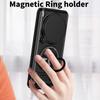 KEYSION Magnetic Phone Case for VIVO X300 Pro 5G Slide Camera Protection Upright Kickstand Ring Shockproof Cover for VIVO X300