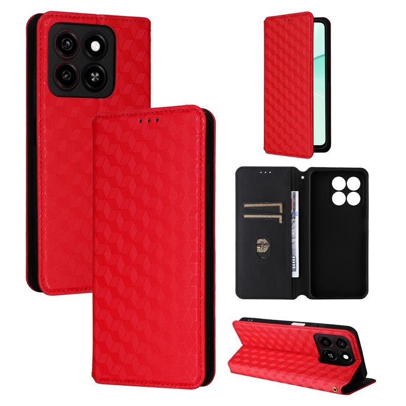 Flip Cases For ZTE Blade A35/Blade A55 Leather Case [Flip Vintage Leather] Wallet Shockproof Durable Retro Phone Case