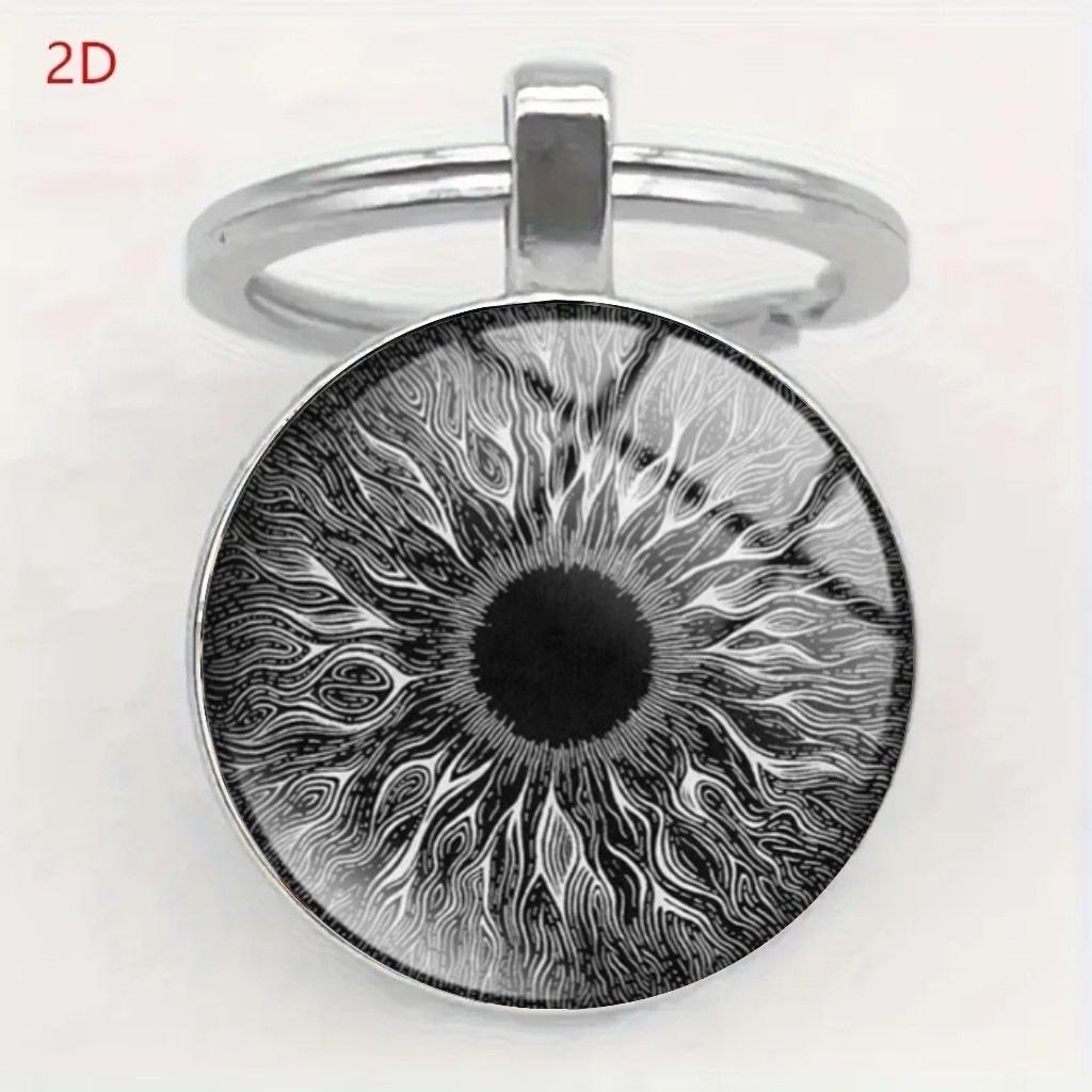 Evil Dragon Eye Metal Keychain Pendant - European American Fashion