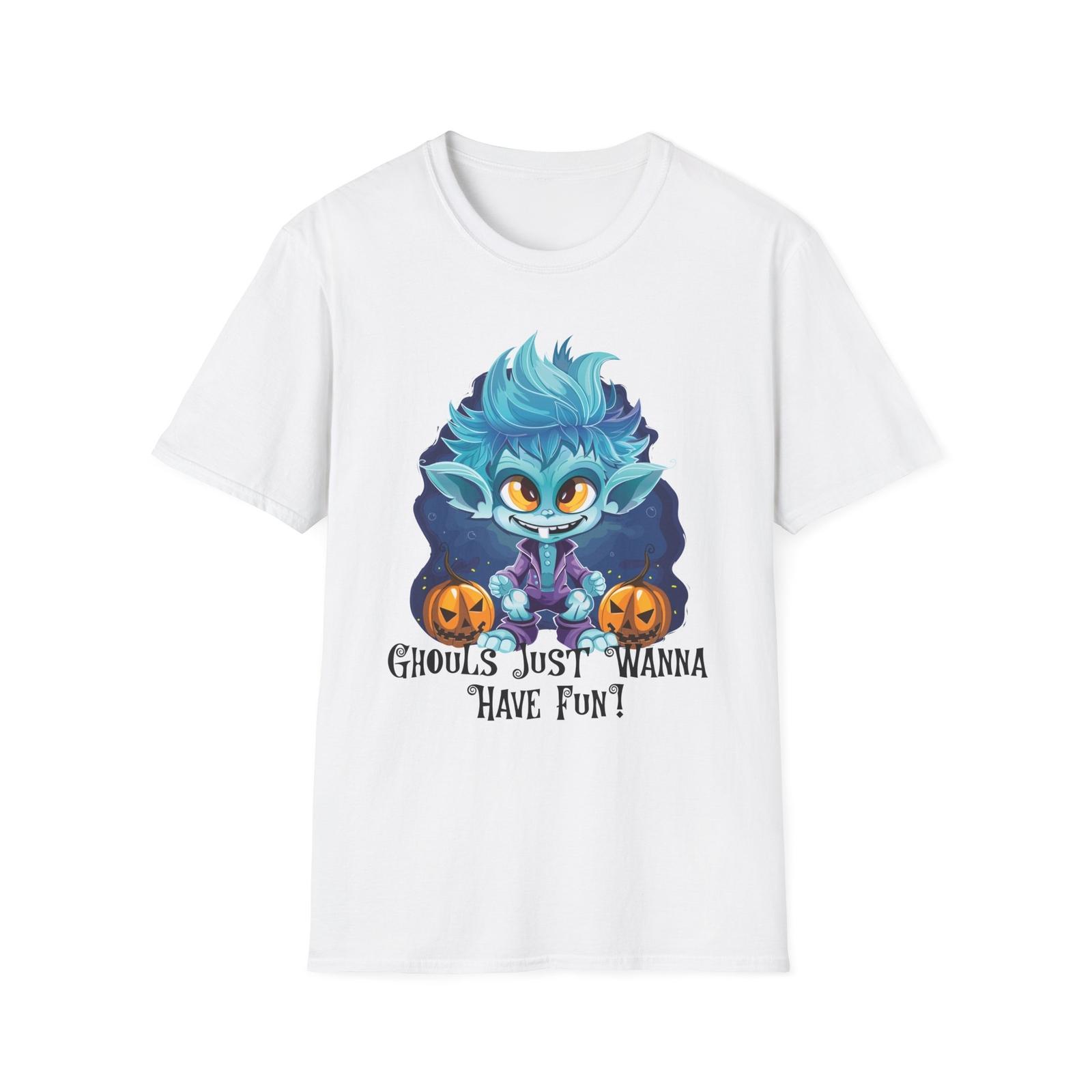 Ghouls Just Wanna Have Fun! Halloween Collection, Heavy Blend Crew Neck T-Shirt S разноцветный
