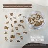 5A Champagne Marquise Zircon Nail Art Decorations - Flashy Nude Diamond Water Drop Shapes