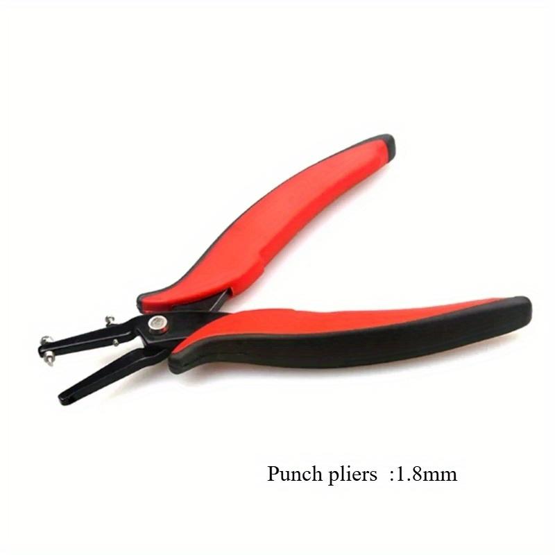 Punching Pliers 1.5mm/1.8mm Handmade Jewelry Tool Perforation Professional Pliers for Leathers Household DIY Puncher