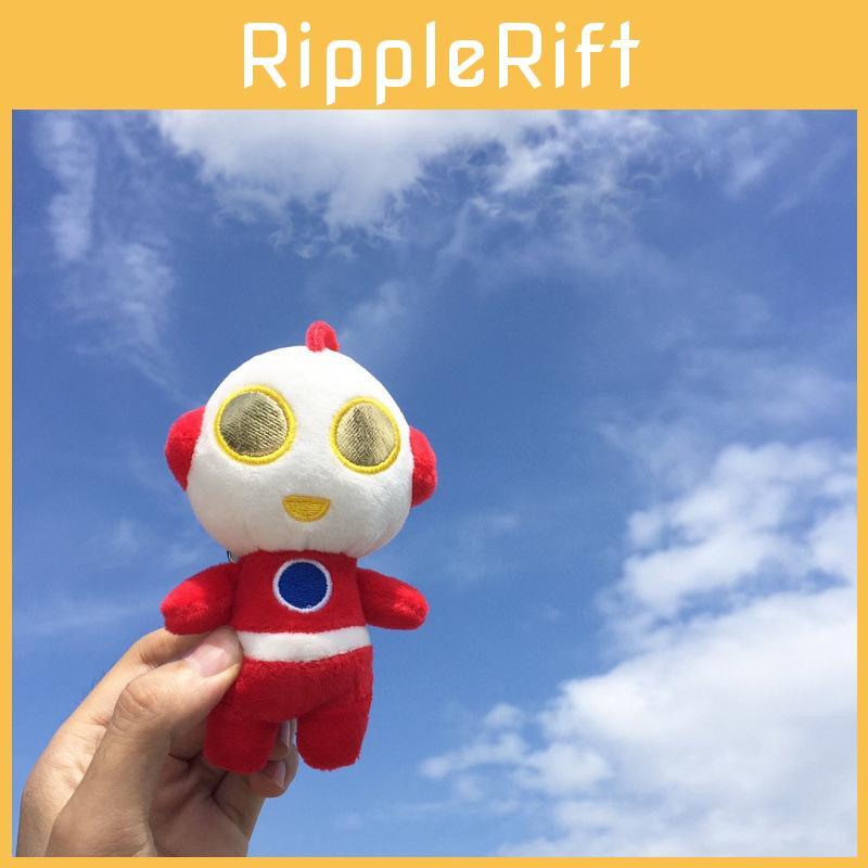 Cute Cartoon Ultraman Plush Keychain Mini Soft Toy Keyring Bag Accessory