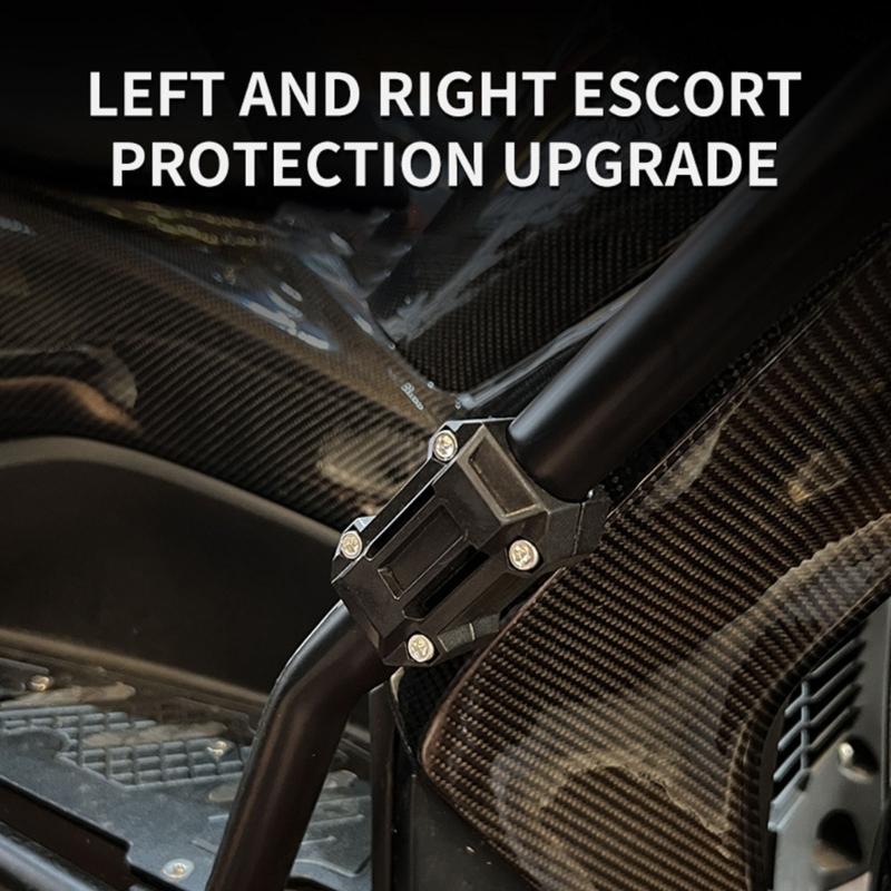 Rubber Motorcycle Crash Universal Fit Anti Vibration Frame Guard Falling Crush Protection Simple Setup