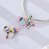 Copper Plated Charms Bow Tie Frogs Beads Fit Bangle Bracelet Pendants Dangle Diy Jewelry Gift For Women