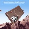 For Samsung Galaxy S24 Ultra Case Compatible with MagSafe Kickstand TPU+PC Shockproof Phone Back Cover