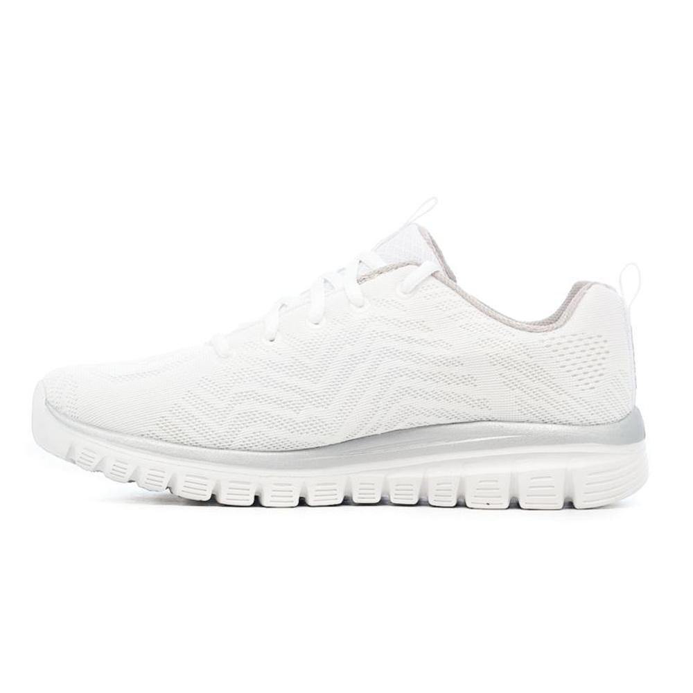 Sports Shoes Skechers White / Silver Graceful-Get Connected Version