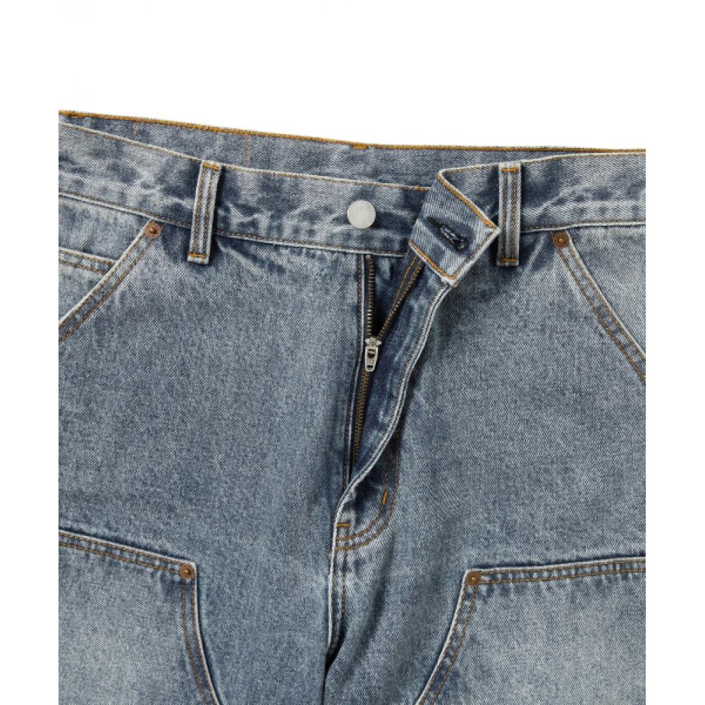 Thisisneverthat Denim Double Knee Pant Washed Blue