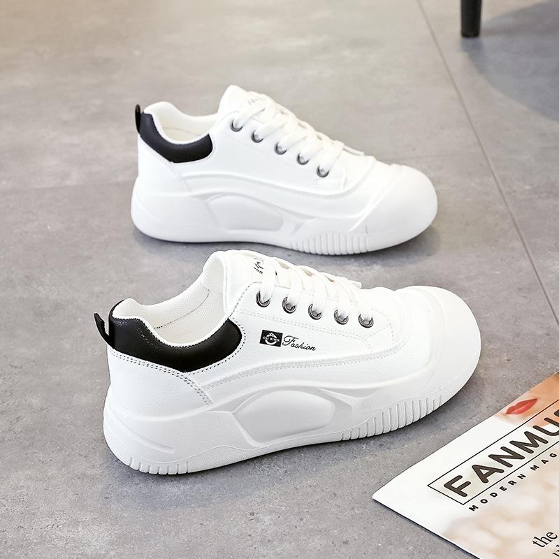 

Star board shoes spring 2024 new thick-soled lightweight white shoes casual muffin sports fashion women s shoes 10 40 бежевий