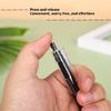 5 Pcs Retractable Black Ink Pen Aesthetic Gel Pen 0.5mm Neutral Pen Pressing Pen Gel Ink Pen Stationery Pen for Writing