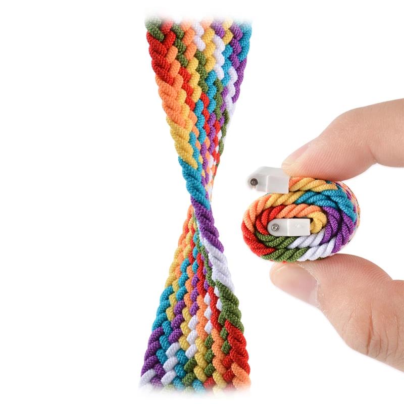 Solo Loop intrecciato per cinturino Google Pixel Watch Accessori Smartwatch Cinturino in nylon elastico Braccialetto correa Pixel Watch Banda Active