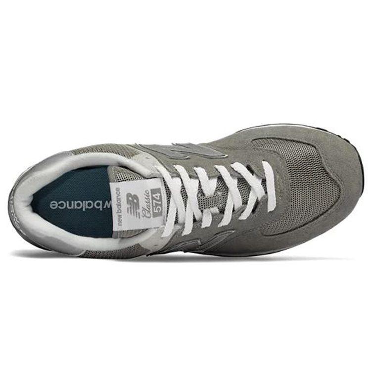 New Balance NB 574 Suede Abrasion Resistant Breathable Balance Low Top Casual City Commuting Running Shoes Unisex Gray ML574EGG(D )