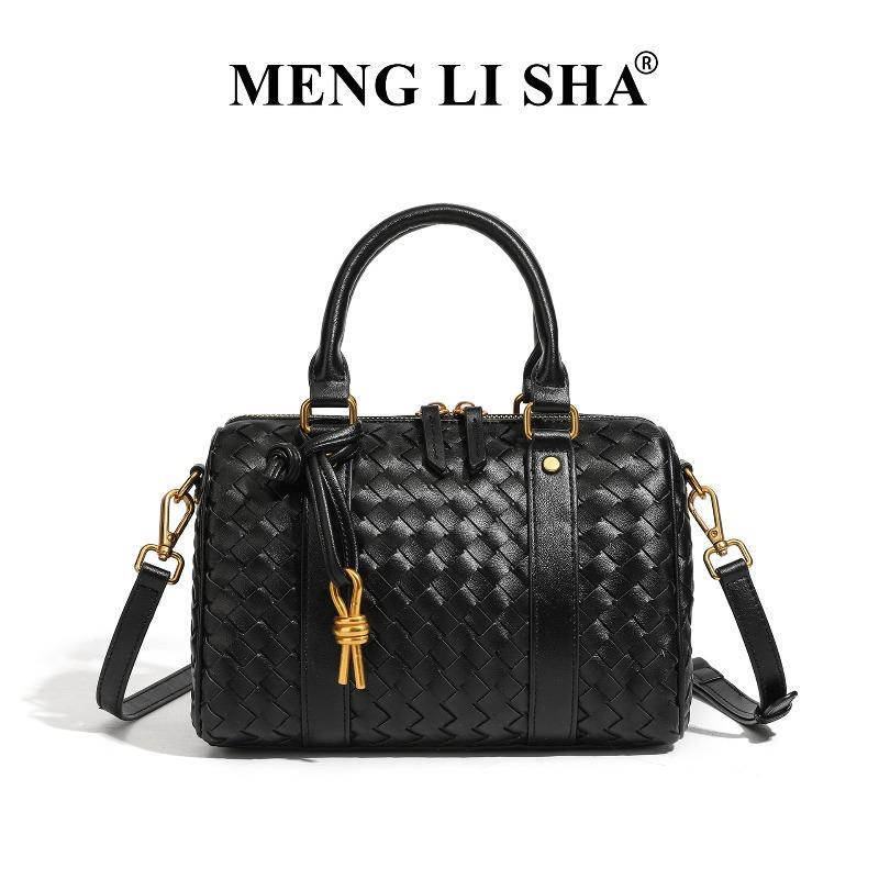 

Niche design textured woven bag trendy shoulder crossbody pillow bag versatile handbag чёрный