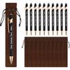 25Sets Customizable Ballpoint Pens Luxury Soft Touch round Writing Tools with Brown Cases - Includes 25 Pens And 25 Brown Bags