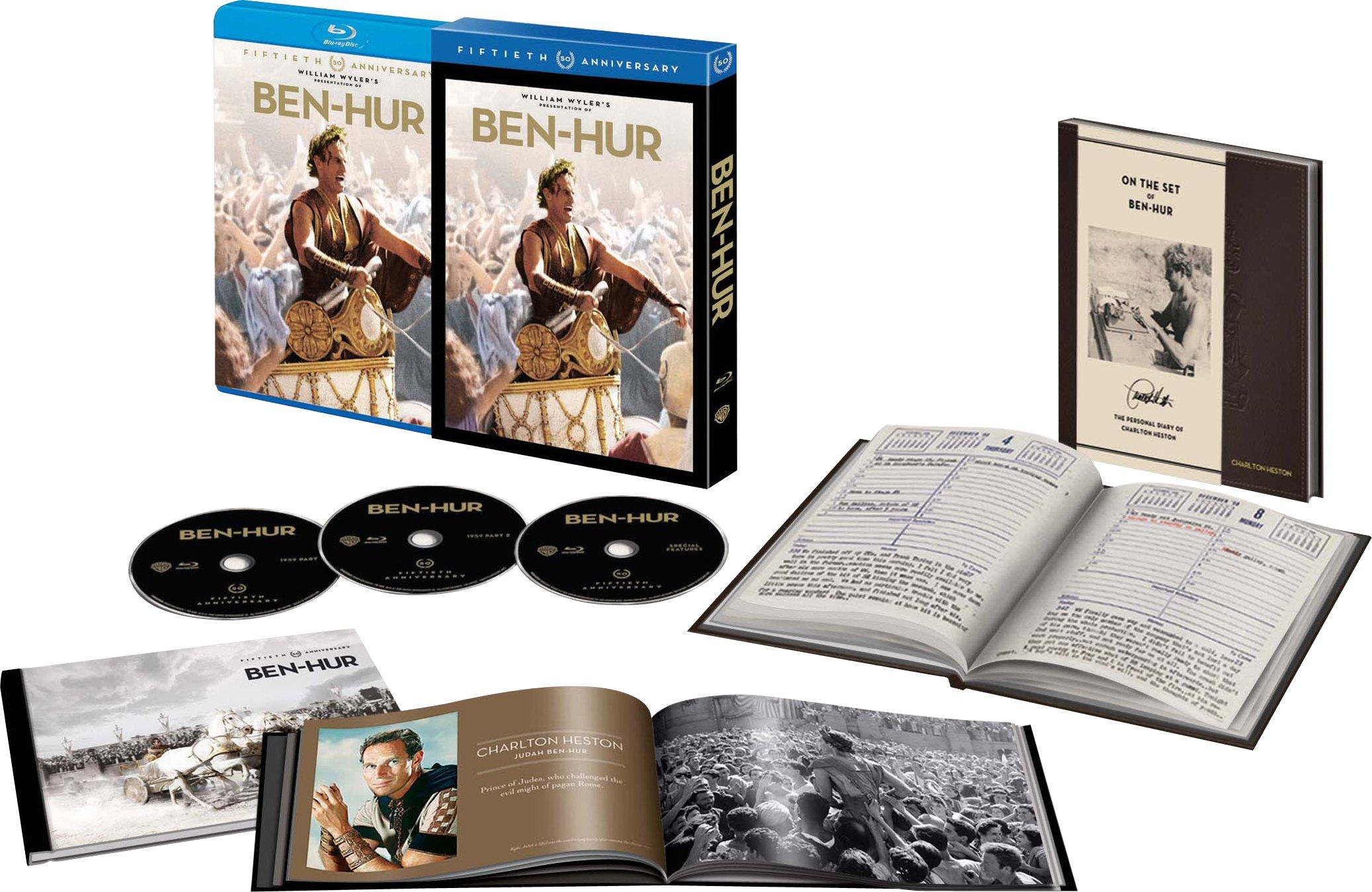 

50th Anniversary Ultimate Edition Ben-Hur Collector s (3-Disc Set) [Limited Edition] [Blu-ray]