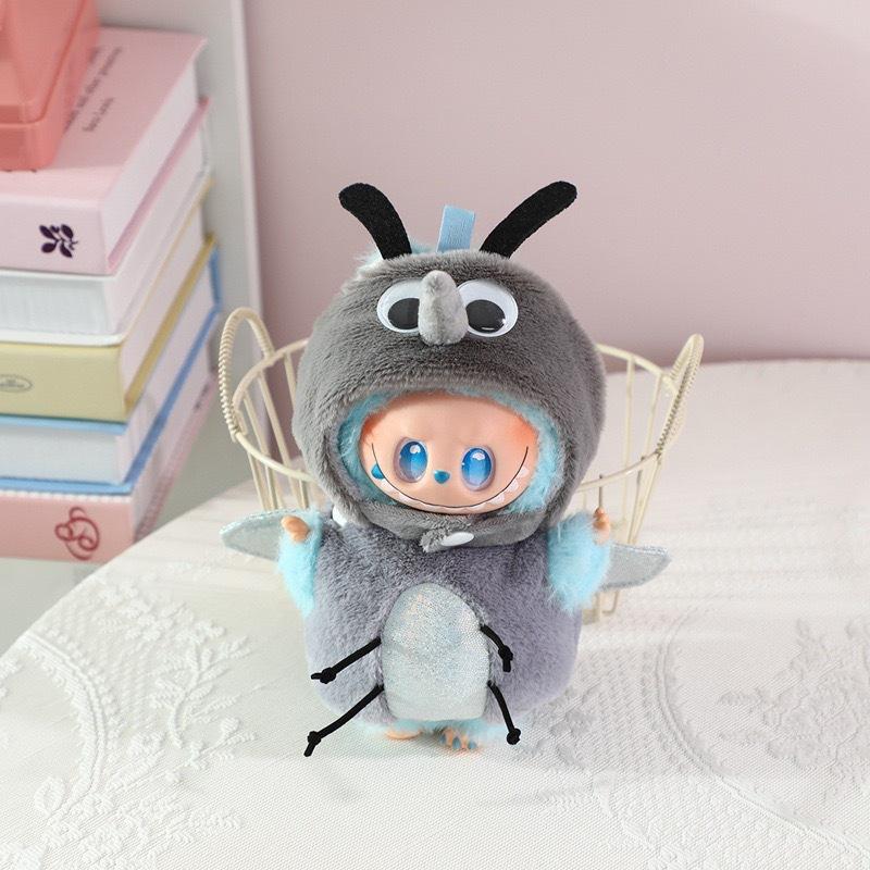 Cute Fried Shrimp Outfit Doll Clothes for Labubu Cartoon Cockroach Dinosaur Plush Clothes Clothes for Labubu V1 V2 V3 Dolls