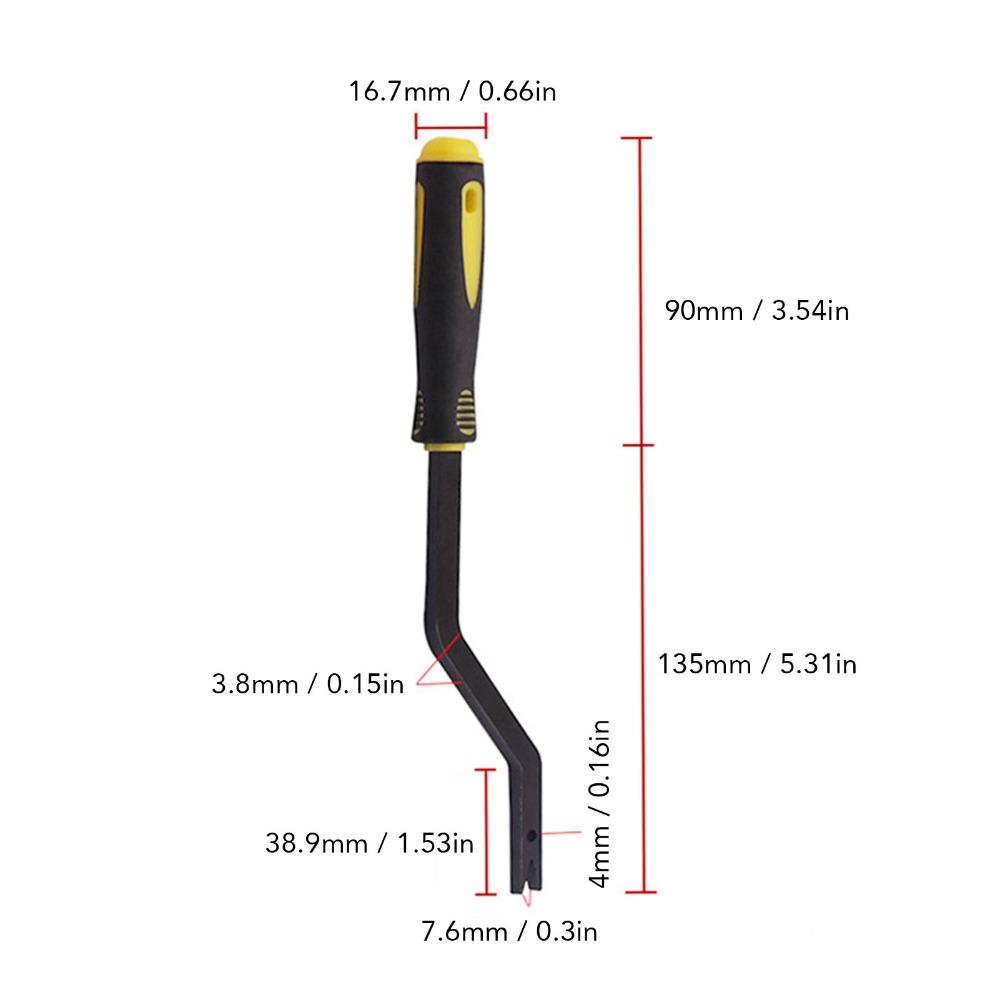 Black and Yellow Roof Grab Handle Removal Tool Grab Rail Removal Pry Tool  Auto Repair