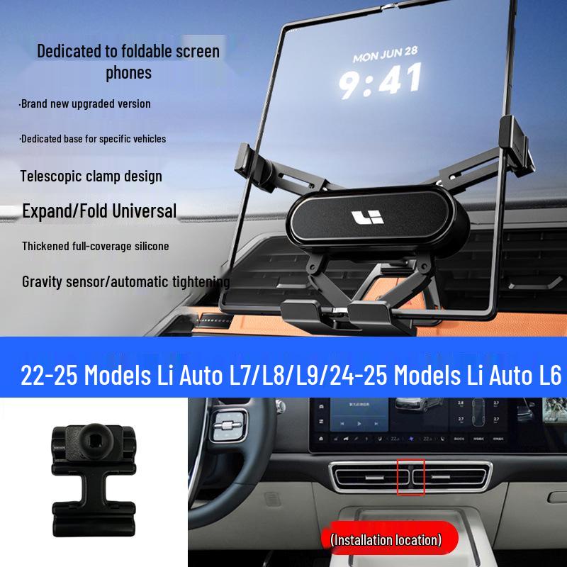 

Foldable Screen Phone Car Navigation Bracket for ONE/L7/L8/L9 Air Vent