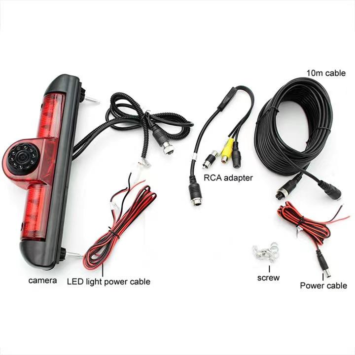 Fiat-Compatible HD Night Vision Brake Light Reversing Camera