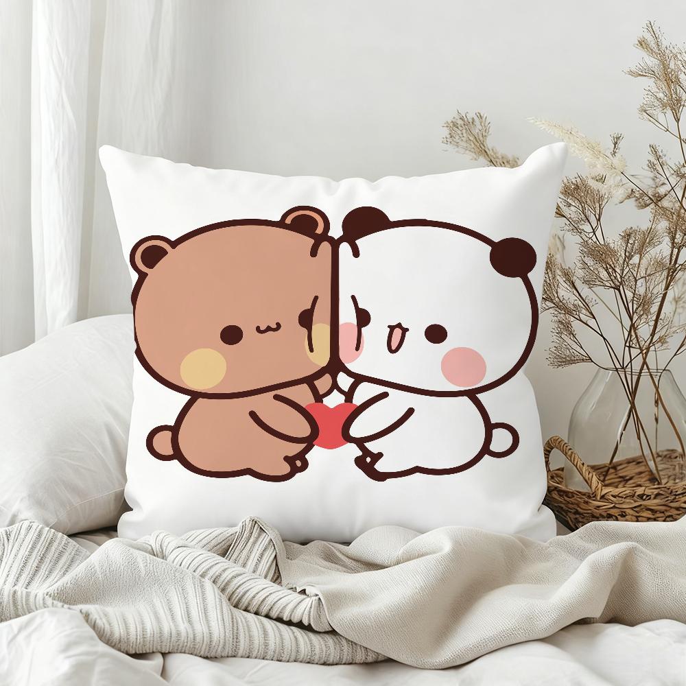 Cartoon Bubu Dudu Lovely Pillow Case Bedroom Sofa Living Room Backrest Decoration Square Cushion Nap Time