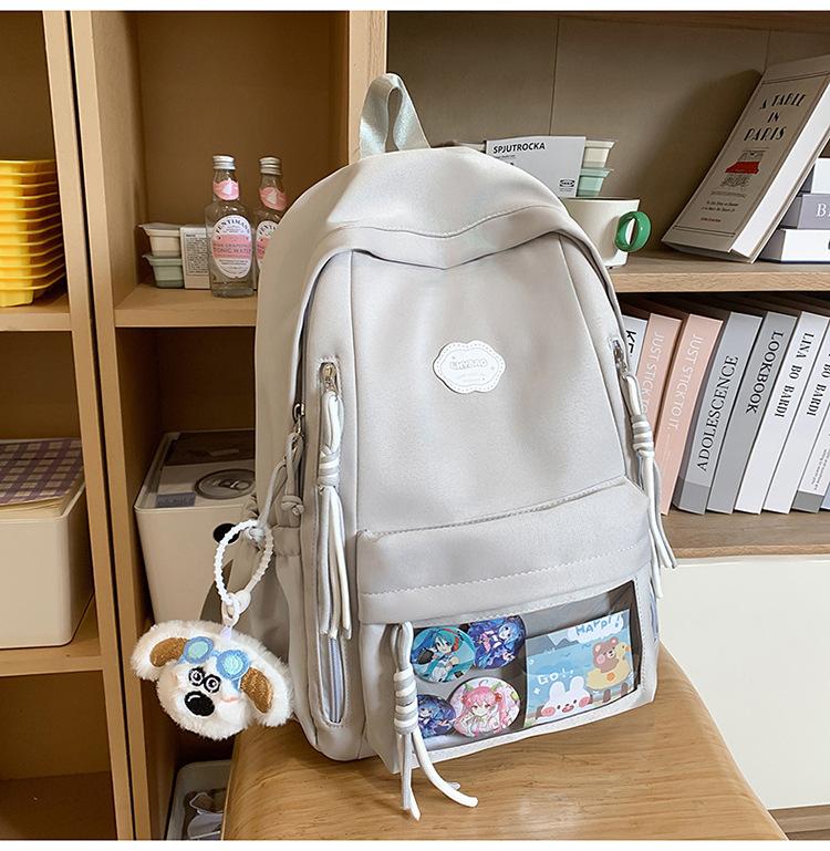 School Bag 2025 High Value Class Backpack Transparent Mori Sweet