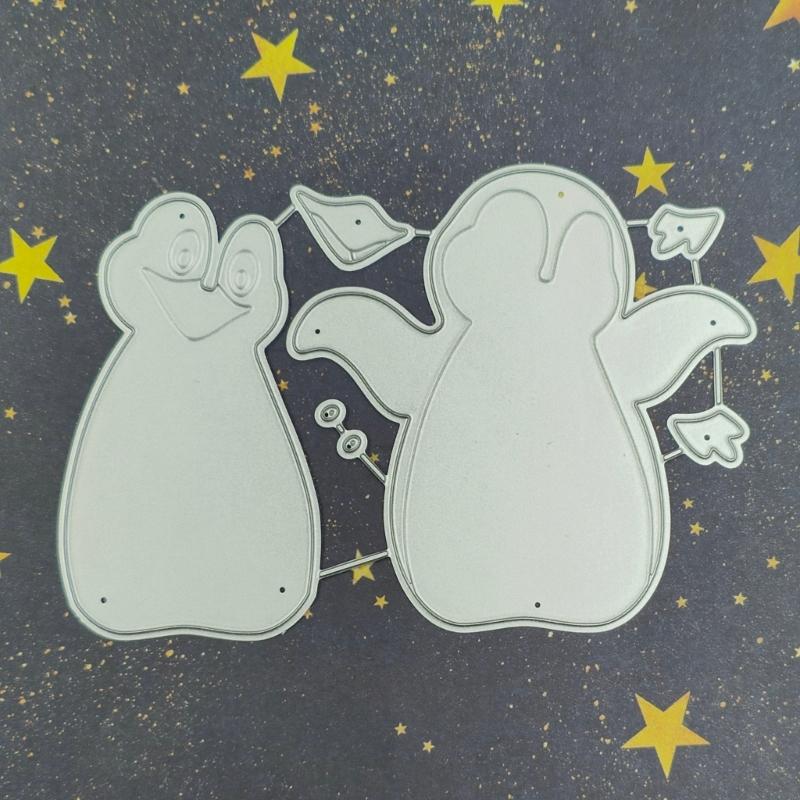 Penguin Metal Cutting Dies Handmade Crafts DIY Scrapbooking Embossing Supplies for Children Girl Boys Handmade