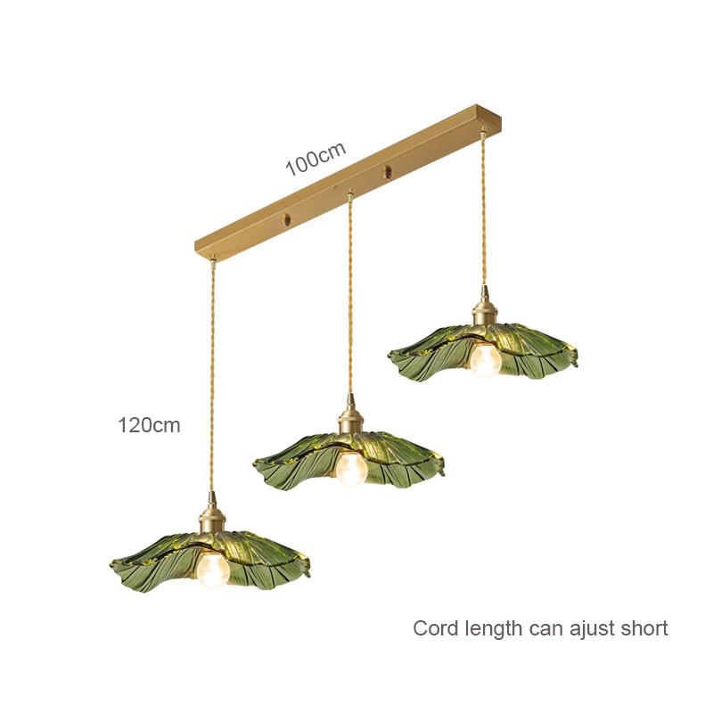 French Restaurant Chandelier American Garden Simple Coffee shop Light Luxury Senior Sense of Complex Creative Lotus PendantLamp