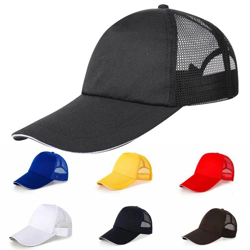 Trucker Cap Ball Mesh Hat Adjustable Snapbacks Men Women Visor Baseball Caps