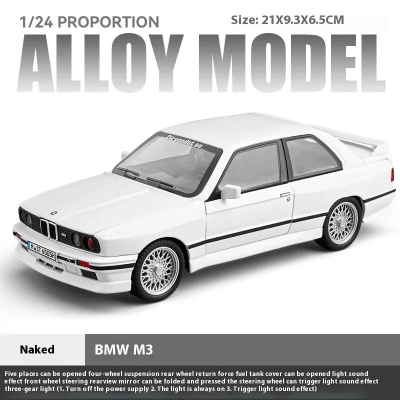 1:24 1988 M3 E30 Modified Classic Racing Vehicle Alloy Diecast Painting Model Car Private Collectibles Goods For Wholesale F