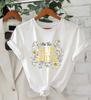 Womens Light Yellow Floral TShirt  Look To The Sunshine Graphic Harajuku Sleeve Womens Clothing Street Aesthetic Clothes