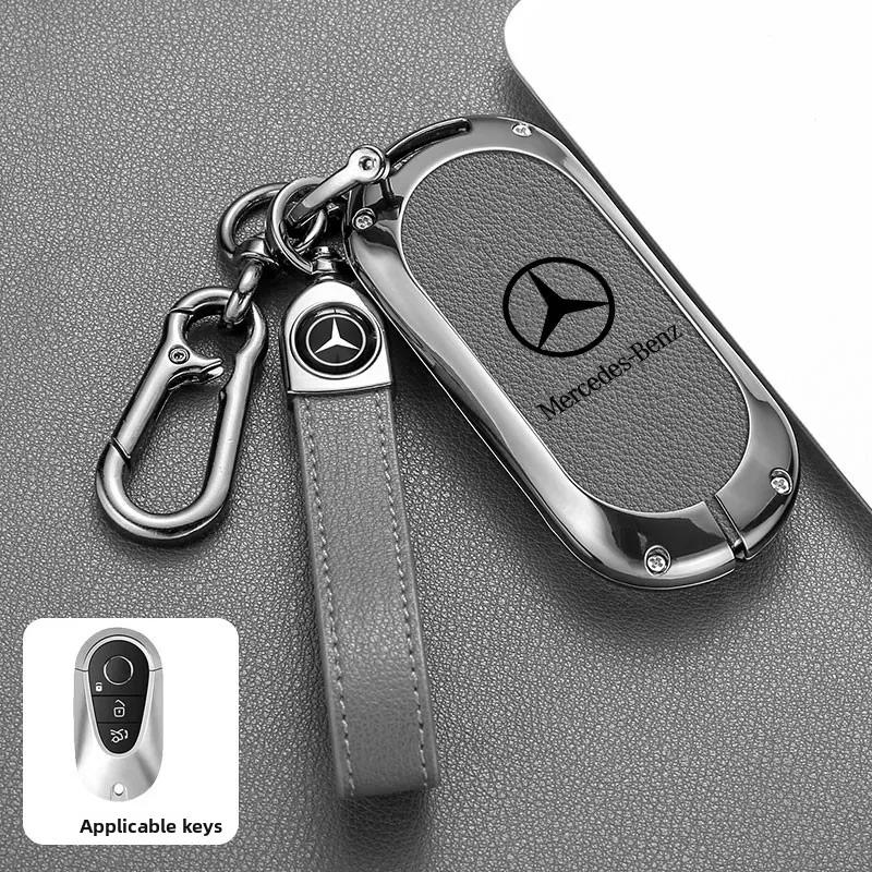 SUG2   Car Key Case Cover Shell For Mercedes Benz C E S Class GLC W206 W223 W214 E300 C260 C300 S450 S500 S400 Fob Accessories